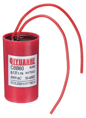 CBB60 Betriebskondensator 6 µF, 450 V AC, 63 x 140 mm