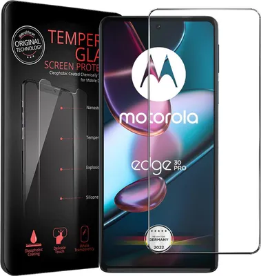 Produktbild von 2x Conie Glasfolie für Motorola Edge 30 Pro Displayschutz Folie Panzer Glas Premium Schutzfolie Set Blasenfrei