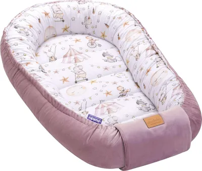 Produktbild von Candy Circus & Heather Soft Velvet Babynest Kokon Comfort