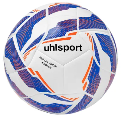 Image de Uhlsport 350 Lite Match Addglue - blanc/bleu roi/orange fluo, taille : 4