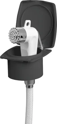 Image de Boris douche, noir tuyau PVC 2,5 m , 1 pièce