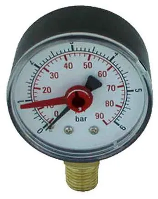 Image de MANOMÈTRE À RACCORD RADIAL, échelle 0÷6 bar