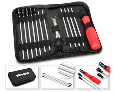 Produktbild von Traxxas 3415, 17 Stück(e), Mutterndreher, PH 0, PH 00, PH 1, 2,3,4 mm, 1.5,2,2.5,3,3.5,4 mm, Stahl