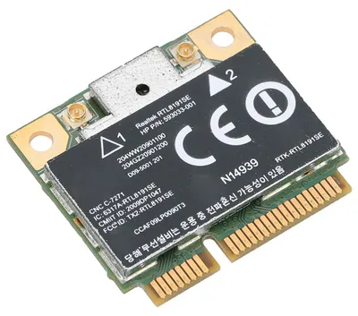 Obrázok produktu pre Bezdrôtová sieťová karta RealTek RTL8191SE Mini PCI-E 300M (593533-001) pre CQ42 G42
