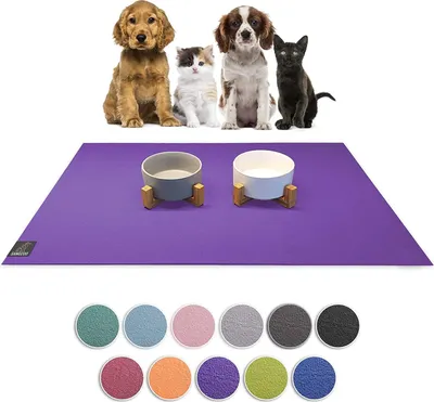 Produktbild von SANOZOO® - Napfunterlage, Öko-Tex, Rechteckig 30 x 40 cm Lila
