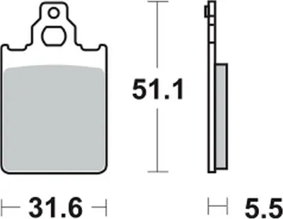 Produktbild von Bremsbeläge TRW MCB651