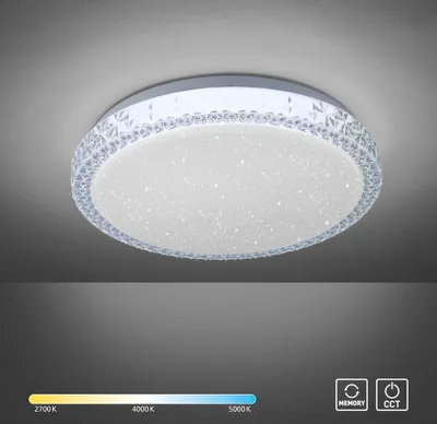Produktbild von JUST LIGHT LED Deckenleuchte FRIDA Kristall-Optik, Sternenhimmeloptik Wohnbereich, z.B. Wohnzimmer, Schlafzimmer, Esszimmer, Flur 14370-00, 14372-00