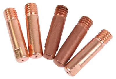 Produktbild von ROTHENBERGER Industrial Stromdüsen MIG/MAG M6 0,8 x 25 mm - 5er Pack