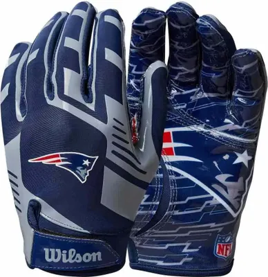 Produktbild von Wilson Jugend NFL Stretch Fit Handschuhe Team New England Patriots