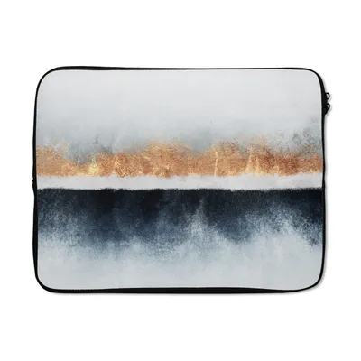 Produktbild von MuchoWow® Laptop Hülle 15 Zoll Gold - Abstrakt - Design Laptoptasche - Laptoptasche - Sleeve - Rundum-Schutz