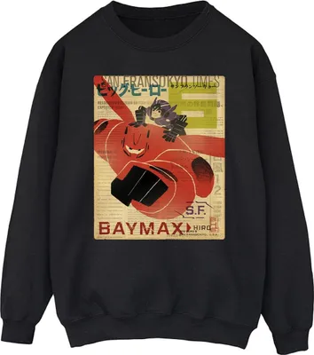 Produktbild von Disney - "Big Hero 6" Sweatshirt für Herren BI15046 (4XL) (Schwarz)