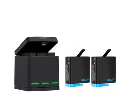 Immagine prodotto di TELESIN Telesin Box three-channel charger for GoPro Hero 5/6/7/8 + 2 batteries (GP-BNC-801)