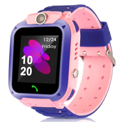 Image de Téléphone étudiant étanche Smartwatch enfants - écran tactile enfants jeu Smartwatch , appel chat vocal SOS lampe de poche appareil photo numérique réveil, pour les garçons et les filles cadeau (rose)