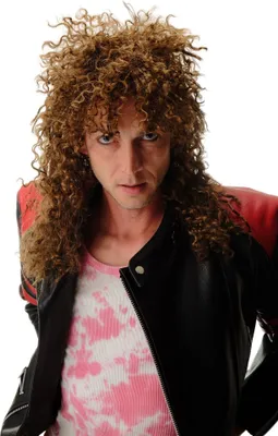 Produktbild von WIG ME UP Perücke Hardrock Mähne Wild Lockig Braun BW563-P6