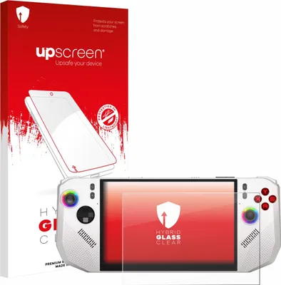 Produktbild von upscreen Schutzglas für MSI Claw A8 BZ2EM Schutzfolie Panzer Folie Glas Display Schutz klar
