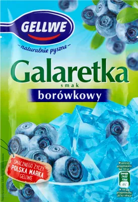 Zdjęcie produktu dla Żel galaretka borówkowy 72 g