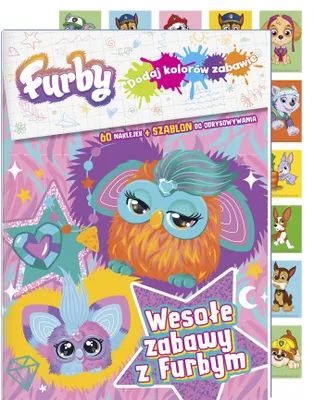 Productafbeelding van Furby. Dodaj kolorów zabawie. Kolorowanka dla dzieci