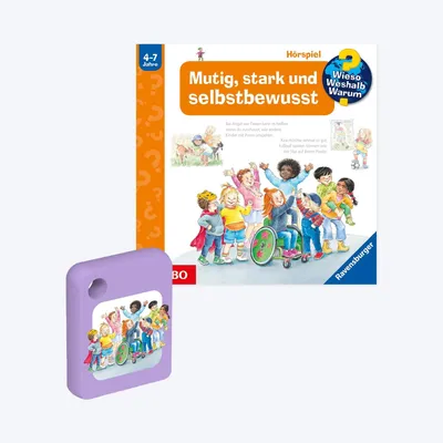 Produktbild von Galakto Audio-Token: Wieso? Weshalb? Warum? - Mutig, stark und selbstbewusst, Hörspiel für Kinder ab 4 Jahre, Spielzeit ca. 59 Minuten