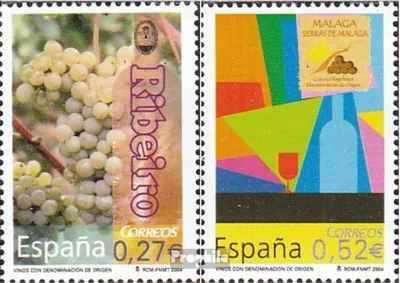 Produktbild von Briefmarken Spanien 2004 Mi 3986-3987 (kompl.Ausg.) postfrisch Weinanbaugebiete