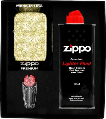 Obrázek produktu pro Sada zapalovačů ZIPPO CANNABIS DESIGN dárek No1