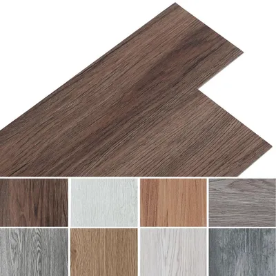 Obrázok produktu pre PVC podlahová krytina, vinylová podlaha, samolepiaca, tmavohnedá, 5,01 m²