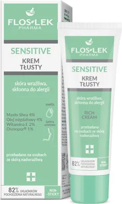 Produktbild von SENSITIVE Fettcreme für empfindliche, zu Allergien neigende Haut 50 ml