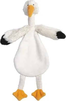 Zdjęcie produktu dla Happy Horse kocyk przytulanka bocian Sky - biały - prezent dla dziecka