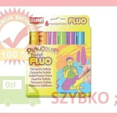 Immagine prodotto di Set di 6 matite colorate fluorescenti Playcolor - Corex