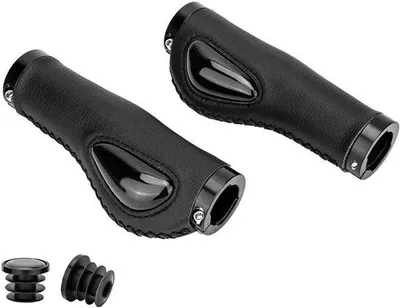 Produktbild von Mountainbike Handgriffe Schwarz Silikon Schokkdämpfung