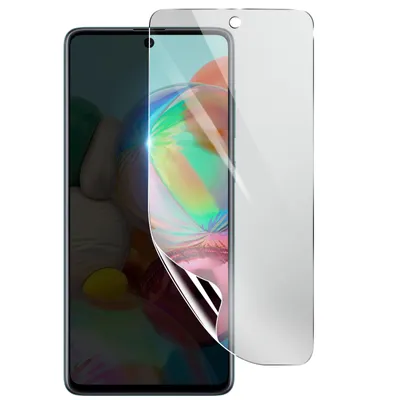 Zdjęcie produktu dla 3mk, odporna na wstrząsy i zarysowania hydrożelowa osłona ekranu do Samsung Galaxy A71, przezroczysta