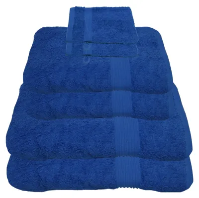 Produktbild von Julie Julsen Handtuch Sets 600g/m² Royalblau,6 tlg. 2 Bade- 2 Handtücher + gratis 2 Waschhand..