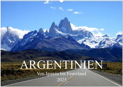 Produktbild von Argentinien - Von Iguazu bis Feuerland (Wandkalender 2025 DIN A2 quer), CALVENDO Monatskalender