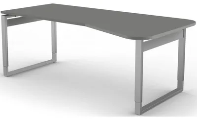 Produktbild von Freiformtisch StageOne Form 5 BxT 195x80/100cm grafit