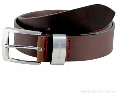 Image de Pierre Cardin Ceinture Homme Cuir Grand Taille 4cm Marron