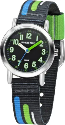 Produktbild von JACQUES FAREL KPS403 Uhr Junge Kinderuhr Textil schwarz