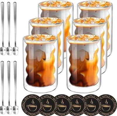 Produktbild von Doppelwandige Borosilikatgläser 350ml für Latte Macchiato