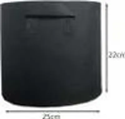 Produktbild von 6 Stück 10L Tomaten Pflanzbeutel, Pflanzsack mit Griffe aus Filzstoff Pflanze Grow Bag für Tomaten, Blumen, Pflanzen und Mehr - Ø25cm Höhe 22cm