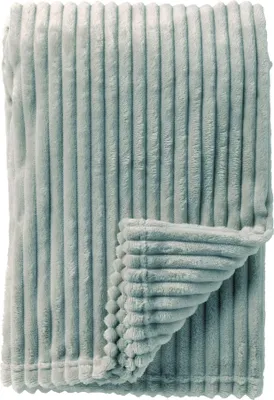 Produktbild von Dutch Decor Wohndecke Flanell-Jacquard Marthy 140x180 cm Grün