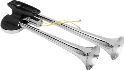 Obrázok produktu pre Vzduchový klaksón do auta, odolný proti korózii, 150 dB, 24 V DC, 4 A, z nehrdzavejúcej ocele, pre nákladné vozidlá, lode, vlaky