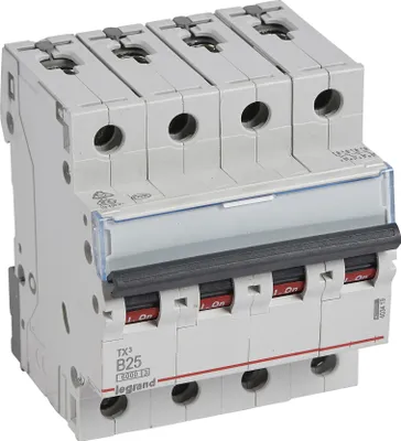 Zdjęcie produktu dla Legrand TX3, Miniaturowy wyłącznik, Typu B, IP20, 240 - 415 V