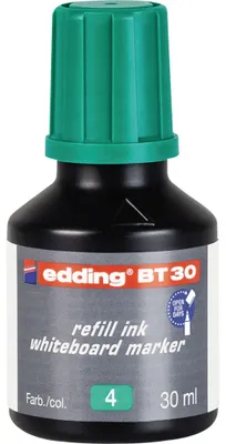 Image de Edding 4-BT30004 BT 30 Recharge - pour marqueurs pour tableaux blancs, 30 ml, vert