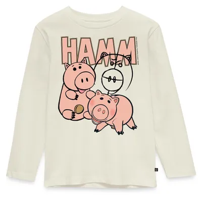 Produktbild von Spreadshirt Toy Story Schweinchen Hamm Kinder Premium Langarmshirt, 98/104 (2 Jahre), Naturweiß