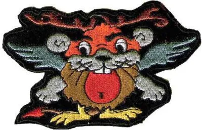 Produktbild von Aufnäher - Spasstier - 00544 - Gr. ca. 12 x 7,5 cm - Patches Stick Applikation