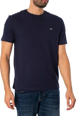 Produktbild von GANT Normales Schild-T-Shirt, Blau XL