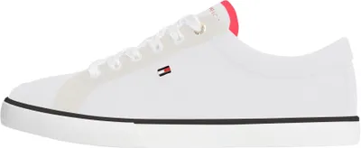 Produktbild von Tommy Hilfiger 8721386411120, Weiblich, Erwachsener, Modische Sneakers, Weiß, Rot, Rwb, Schnürverschluss