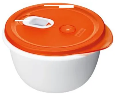 Image de Rotho Clever Magnetronschaal 1.5L Papaya Rood