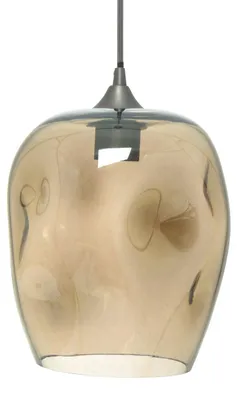 Zdjęcie produktu dla Lampa wisząca Vicky z przydymionego szarego szkła