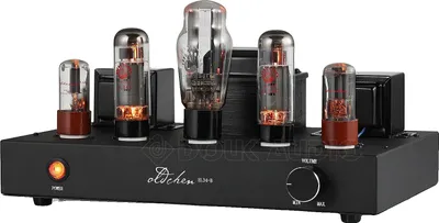 Image de Amplificateur de puissance à tubes EL34 HiFi, conception de classe A, amplification à 2 canaux