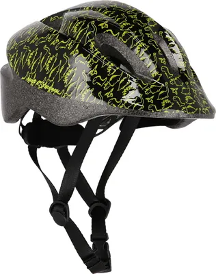 Image de Nils Extreme casque de vélo 48-52 cm pour enfants - Casque de skate avec ajustement de la taille - Casque pour enfants pour vélo et trottinette - Noir - MTW05 - XS