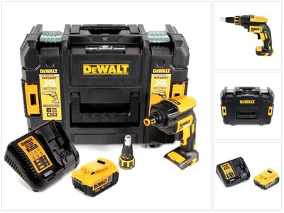 Image de DeWalt DCF 620 M1 18 V Brushless Visseuse plaque de plâtre sans fil en Coffret TSTAK II  + 1x Batterie DCB 182 4,0 Ah + Chargeur DCB 115 XR